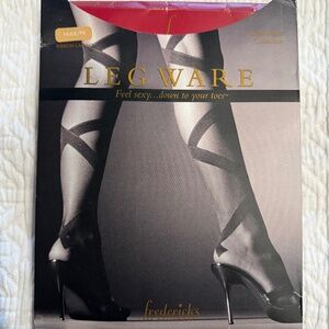 Frederick's of Hollywood, Thigh High Collection, Ribbon Lacing, Nude, P/S
